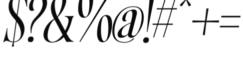 Norman Italic 2 Font OTHER CHARS