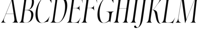 Norman Italic Font UPPERCASE