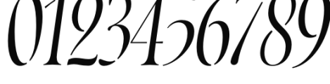 Norman Stencil Italic Font OTHER CHARS