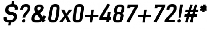 NotaBene Bold Oblique Font OTHER CHARS