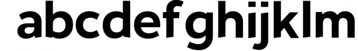 Noiche Sans Serif 1 Font LOWERCASE