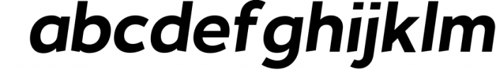 Noiche Sans Serif 3 Font LOWERCASE