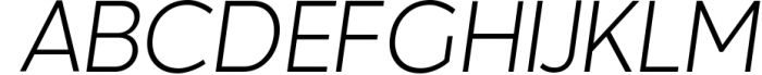Noiche Sans Serif 5 Font UPPERCASE