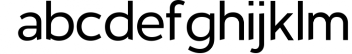 Noiche Sans Serif 6 Font LOWERCASE