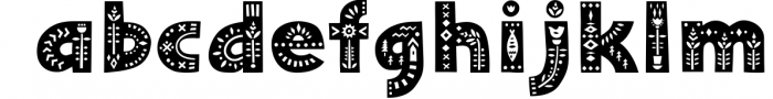 Nordic Tale - Folkart Font Family 1 Font LOWERCASE