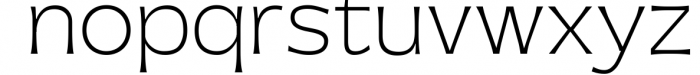 Norsy Variable Display Fonts 11 Font LOWERCASE