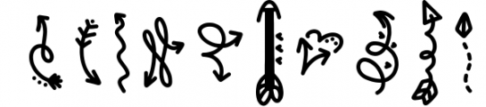 North Arrow - An Arrow Font & Dingbat Duo Font OTHER CHARS