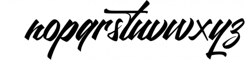Northline Modern Script Font Font LOWERCASE