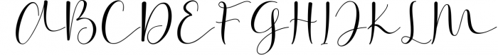 Nourah Script | Cute Handwritten Font Font UPPERCASE