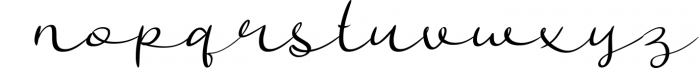 Nousilka | Modern Bouncy Script Font Font LOWERCASE