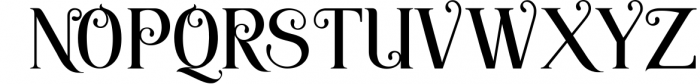 Novelia Typeface Font UPPERCASE