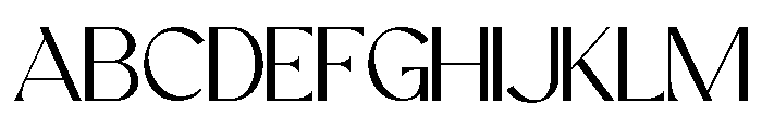 NOCELIA Regular Font UPPERCASE
