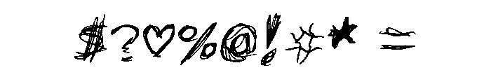No Speak Language Regular Font OTHER CHARS