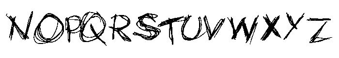 No Speak Language Regular Font UPPERCASE