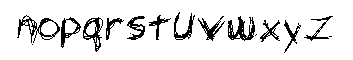 No Speak Language Regular Font LOWERCASE