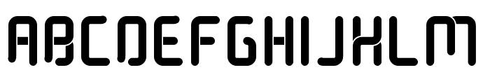 Noble Gas lights Font LOWERCASE