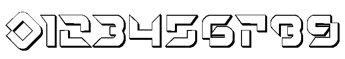 Nodulus 3D Font OTHER CHARS