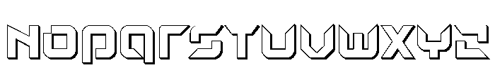 Nodulus 3D Font UPPERCASE