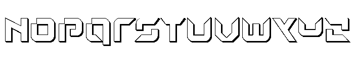 Nodulus 3D Font LOWERCASE