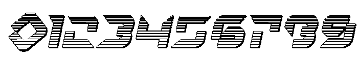 Nodulus Chrome Italic Font OTHER CHARS
