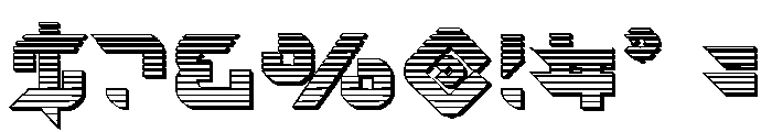Nodulus Chrome Font OTHER CHARS