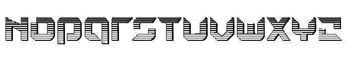 Nodulus Chrome Font UPPERCASE