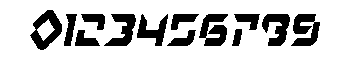 Nodulus Condensed Italic Font OTHER CHARS