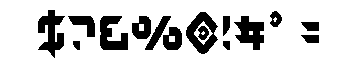 Nodulus Condensed Font OTHER CHARS