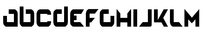 Nodulus Condensed Font UPPERCASE