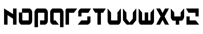 Nodulus Condensed Font UPPERCASE