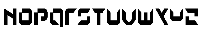 Nodulus Condensed Font LOWERCASE