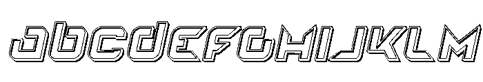 Nodulus Engraved Italic Font UPPERCASE