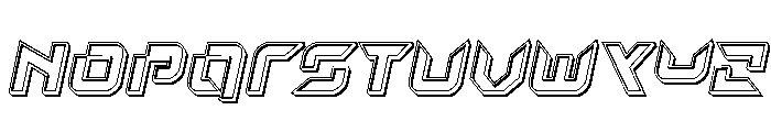 Nodulus Engraved Italic Font LOWERCASE