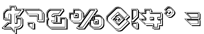 Nodulus Engraved Font OTHER CHARS