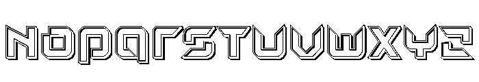 Nodulus Engraved Font UPPERCASE