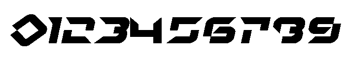 Nodulus Expanded Italic Font OTHER CHARS