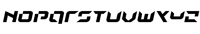 Nodulus Expanded Italic Font LOWERCASE