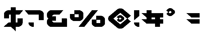 Nodulus Expanded Font OTHER CHARS