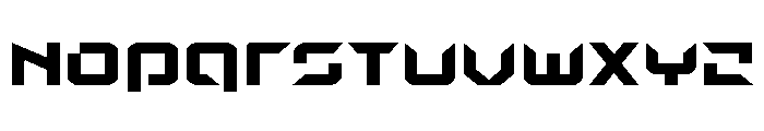 Nodulus Expanded Font UPPERCASE