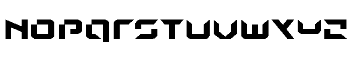 Nodulus Expanded Font LOWERCASE