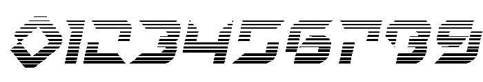Nodulus Gradient Italic Font OTHER CHARS