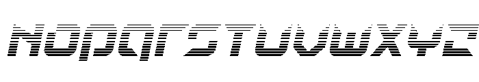 Nodulus Gradient Italic Font UPPERCASE
