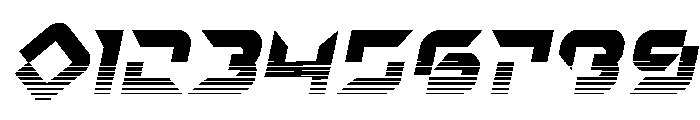 Nodulus Halftone Italic Font OTHER CHARS