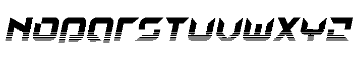 Nodulus Halftone Italic Font UPPERCASE