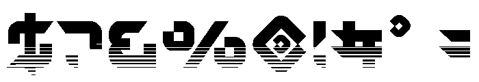 Nodulus Halftone Font OTHER CHARS