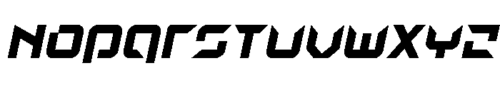 Nodulus Italic Font UPPERCASE