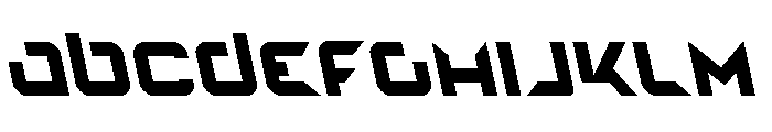 Nodulus Leftalic Font UPPERCASE