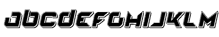 Nodulus Punch Italic Font UPPERCASE
