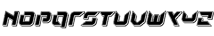 Nodulus Punch Italic Font LOWERCASE