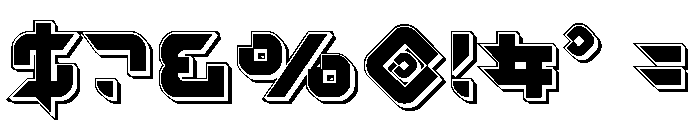 Nodulus Punch Font OTHER CHARS